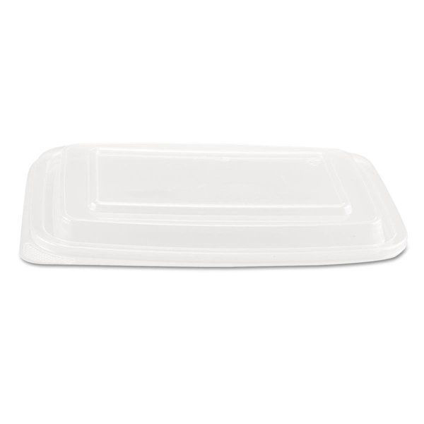 Genpak GNP 24-32 oz Rectangular Microwave Plastic Safe Container LidClear 75 Per Bag FPR932